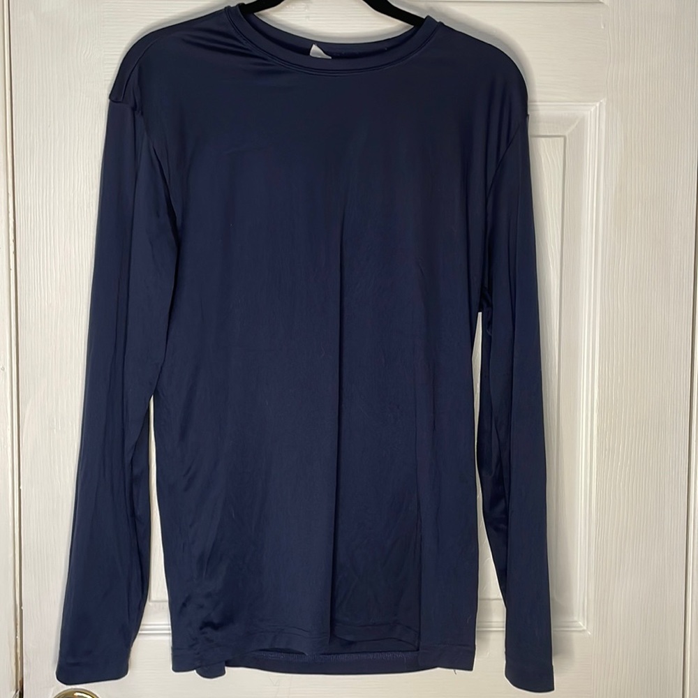 ⭐️2/$6 sale - Dark Blue Sport Tek Medium long Sleeve shirt